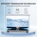 800ML Ultrasonic Jewelry Cleaner with Digital Timer