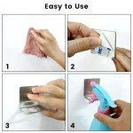 Stainless Steel Wall-Mounted Spray Bottle Holder Set