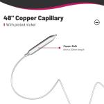 Stainless Steel Capillary Thermometer with 2" Dial