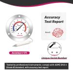 Stainless Steel Capillary Thermometer with 2" Dial