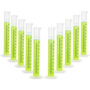 100ml Plastic Graduated Cylinder Set - 10 Pack