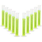 100ml Plastic Graduated Cylinder Set - 10 Pack