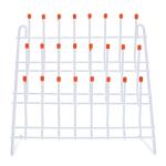 Metal Draining Rack for Lab Glassware – 24 Pegs