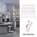 Metal Draining Rack for Lab Glassware – 24 Pegs