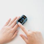 Zacurate 500F Pulse Oximeter with Lanyard - Blue