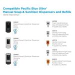 Pacific Blue Ultra Foam Sanitizer Refill - 4 Pack