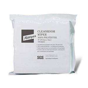 AAWipes Lint-Free Cleanroom Cloths 6"x6" (150 Pcs)