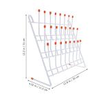 Metal Draining Rack for Lab Glassware – 24 Pegs