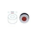 ALWSCI Aluminum Crimp Seals with Red-Orange Septa