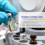 ALWSCI Aluminum Crimp Seals with Red-Orange Septa