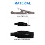 100 Pcs Alligator Clips with Insulation Covers