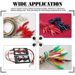 100 Pcs Alligator Clips with Insulation Covers