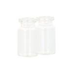 7ml Clear Glass Vials with Flip Caps - 100 Pack