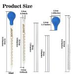 10ml Glass Pipettes with Rubber Bulb and Brush