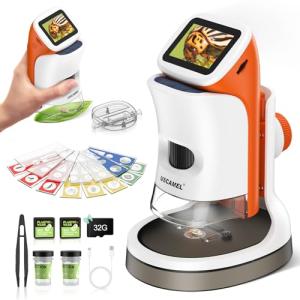 Uscamel Mini Digital Microscope for Kids 1000x