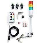 LED Andon Tower Light Kit with Switches