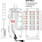 LED Andon Tower Light Kit with 3 Position Switches