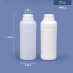 PE Plastic Wide Mouth Reagent Bottles, 20oz