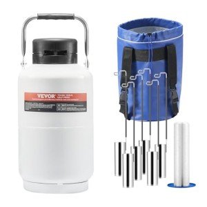 VEVOR 3L Liquid Nitrogen Tank with Carry Bag