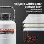 VEVOR 3L Liquid Nitrogen Tank with Carry Bag