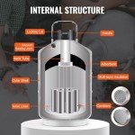 VEVOR 3L Liquid Nitrogen Tank with Carry Bag