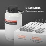 VEVOR 3L Liquid Nitrogen Tank with Carry Bag