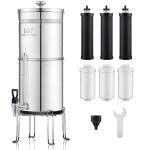 3-Gallon Stainless Steel Gravity Water Filter System