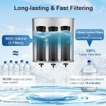 3-Gallon Stainless Steel Gravity Water Filter System