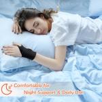 Adjustable Wrist Brace Set for Carpal Tunnel Relief