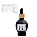 Skull Glass Dropper Bottles Set - 3 Pack