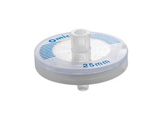 Omicron Glass Fiber Syringe Filter, 25 mm, 1.0 µm