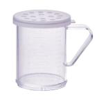 10 Oz Plastic Dredge with Clear Lid