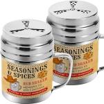 10 oz Spice Shakers with Adjustable Fan Lid - 2 Pack
