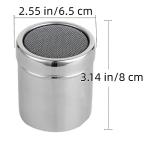 Stainless Steel Powder Shaker with Lid