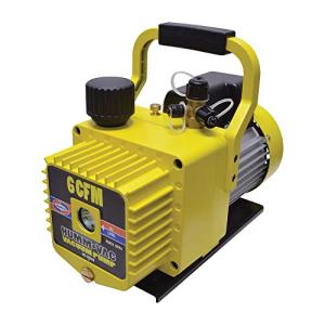 Uniweld HVP6 Yellow Vacuum Pump, 6 CFM