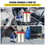 VEVOR 5 Gallon Vacuum Chamber and Pump Set