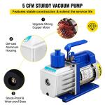 VEVOR 5 Gallon Vacuum Chamber and Pump Set