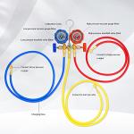 3CFM 1/4HP Vacuum Pump & Manifold Gauge Set