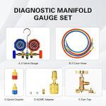 3CFM 1/4HP Vacuum Pump & Manifold Gauge Set