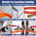 BACOENG 2 Gallon Vacuum Chamber and Pump Kit