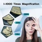 10MP LCD Digital Microscope with 1000X Zoom