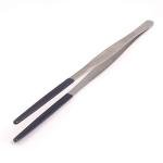 12" Stainless Steel Tweezers with Rubber Coated Tips