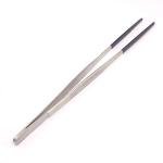 12" Stainless Steel Tweezers with Rubber Coated Tips