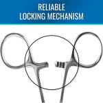 MABIS Locking Kelly Forceps, 5.5" Silver