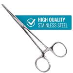 MABIS Locking Kelly Forceps, 5.5" Silver