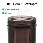 Lyeasw 24 OZ Leakproof Shaker Bottles - 2 Pack