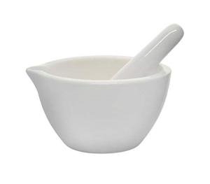 EISCO Unglazed Porcelain Mortar & Pestle Set 9oz