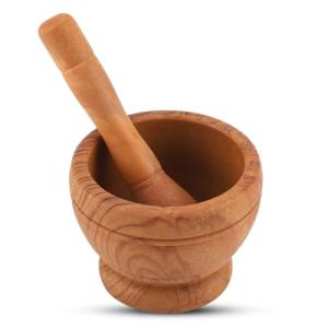 Premium Manual Mortar and Pestle Set for Kitchen