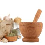 Premium Manual Mortar and Pestle Set for Kitchen