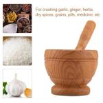 Premium Manual Mortar and Pestle Set for Kitchen